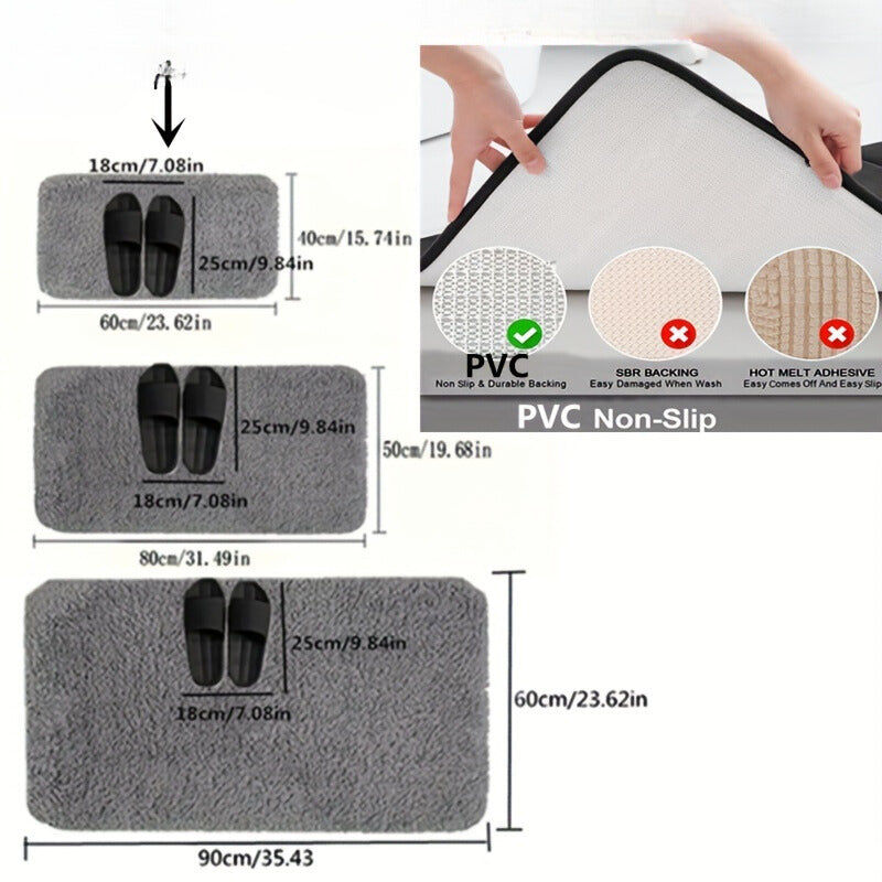 Premium Absorbmat Bath Mat - Soft Anti-Slip
