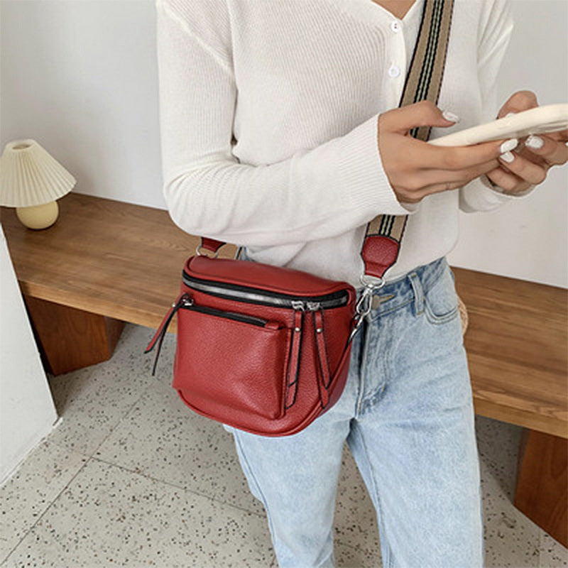 ChicCrossbody Bag - Versatile Faux Leather Crossbody and Shoulder Bag