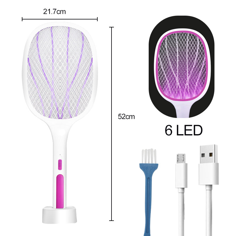 SwatMaster 2-in-1 - Bug Zapper Lamp and Electric Fly Swatter