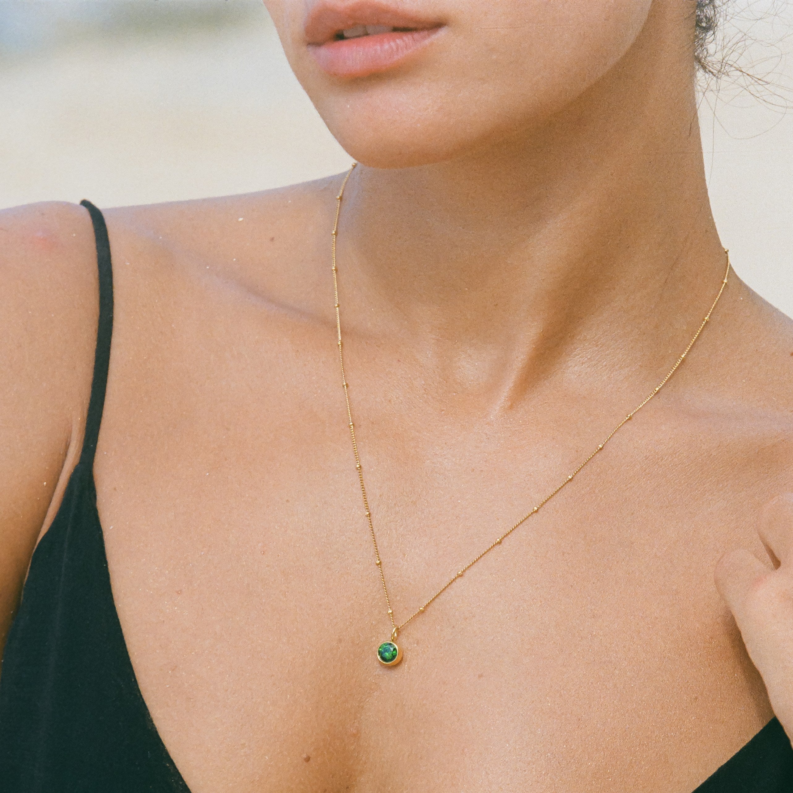 Aurora Birthstone Necklace - Personal & Meaningful