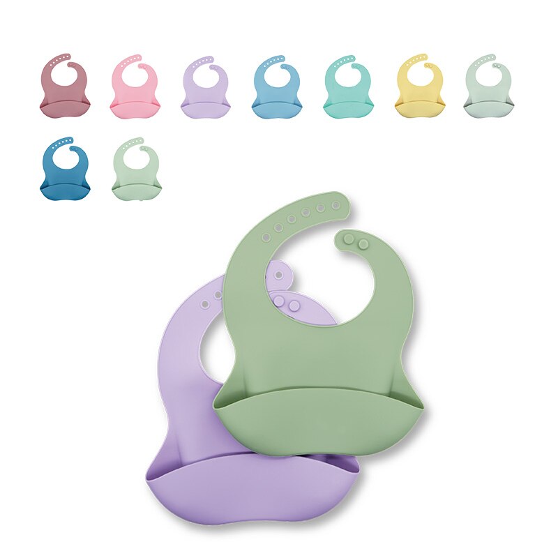 SplashGuard Waterproof Silicone Bibs for Kids