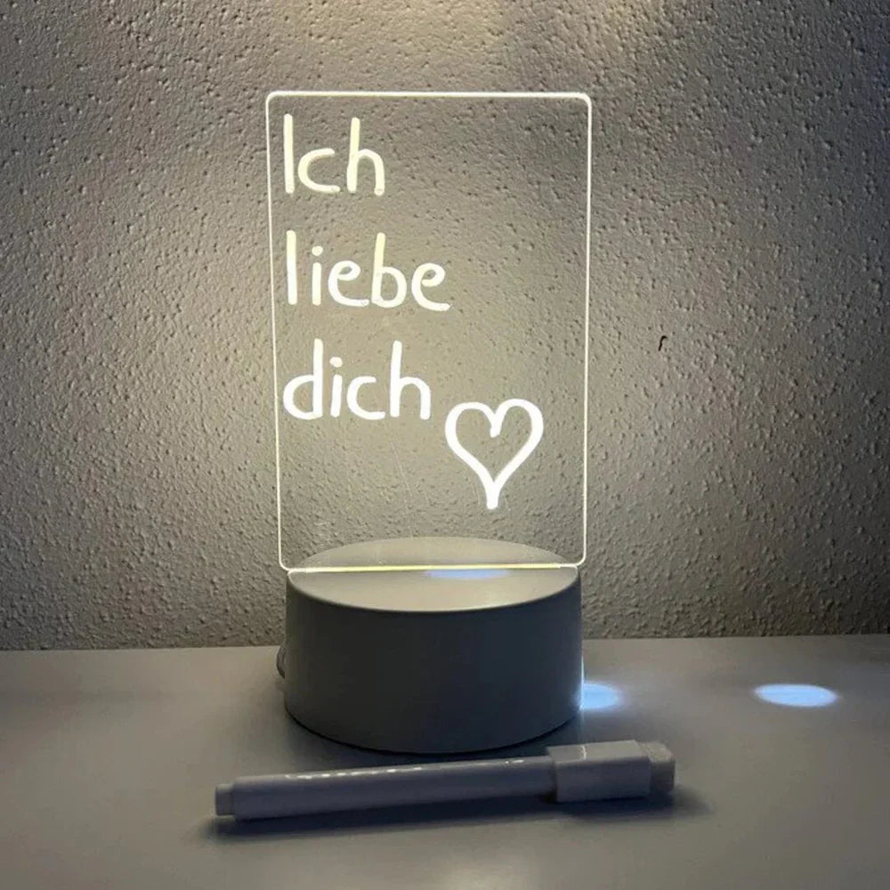 GlowPad Illuminated Note Board for Creatives