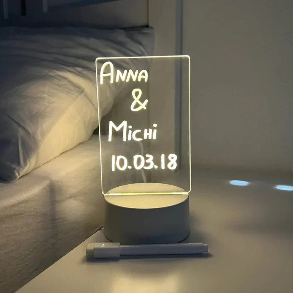 GlowPad Illuminated Note Board for Creatives