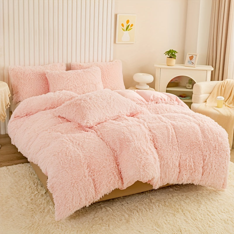 Ultra-Soft Plush Duvet Cover Set - Zipped