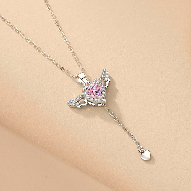 Livia - Angel Wing Pendant Necklace