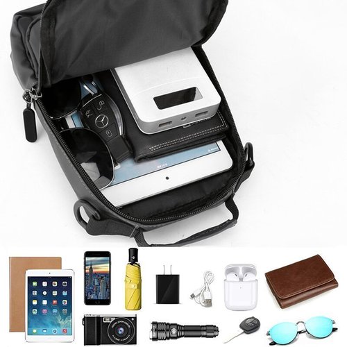 SecureNylon - Waterproof Anti-Theft Shoulder Bag
