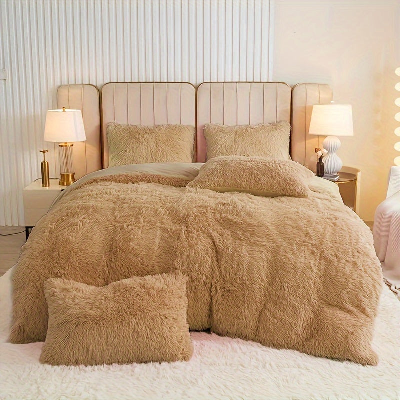 Ultra-Soft Plush Duvet Cover Set - Zipped