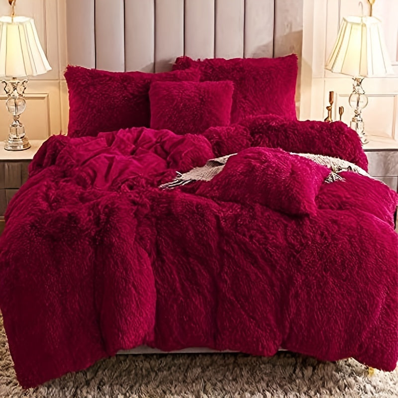 Ultra-Soft Plush Duvet Cover Set - Zipped