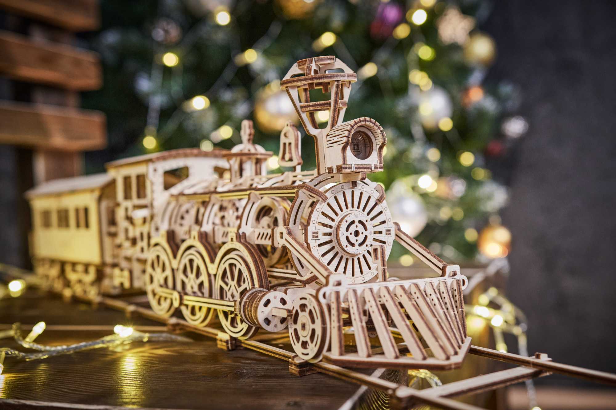 TrainCraft - 3D Wooden Puzzle Steam Locomotive