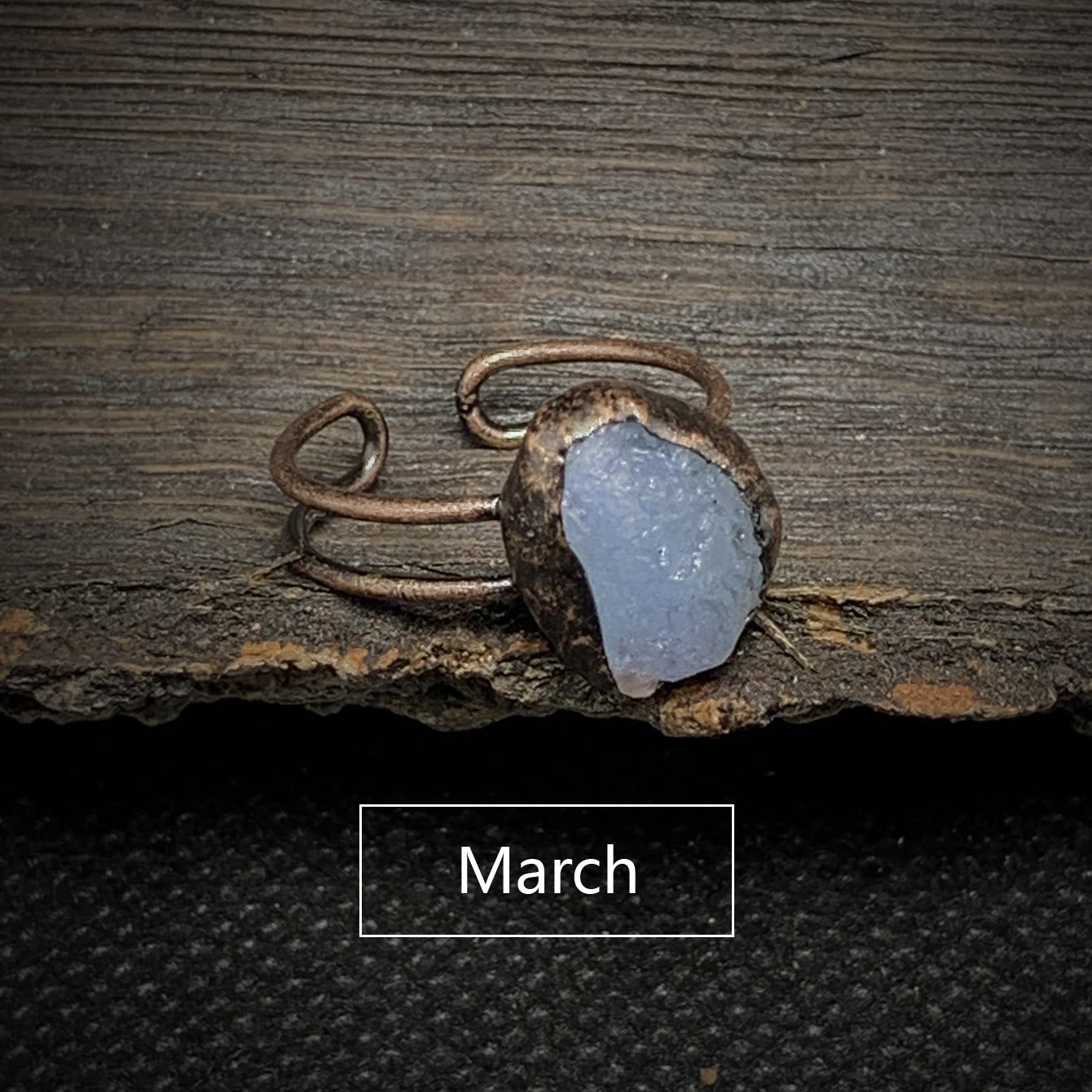 Selina - Natural Raw Birthstone Ring for Women