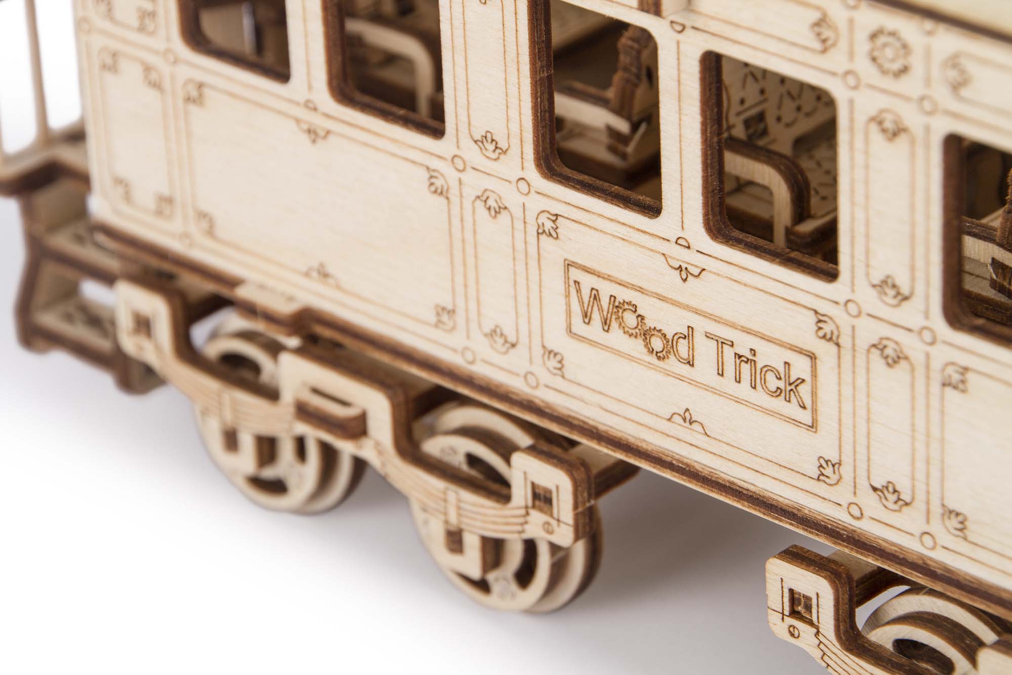 TrainCraft - 3D Wooden Puzzle Steam Locomotive