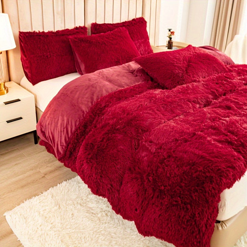 Ultra-Soft Plush Duvet Cover Set - Zipped