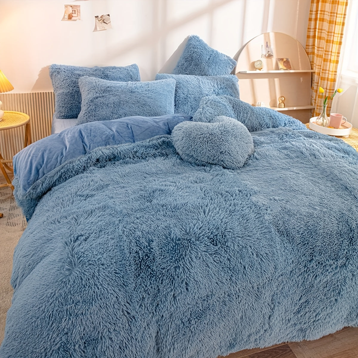 Luxe Velvet Duvet Cover Set - Soft Comfort