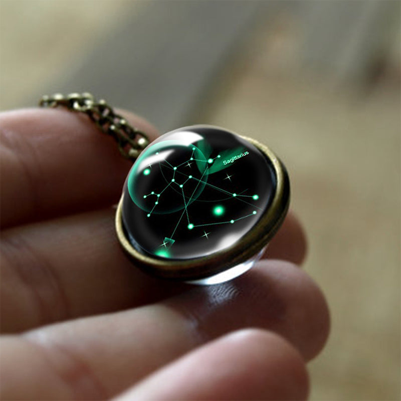 Sofia - Glass 12 Zodiac Protective Pendant