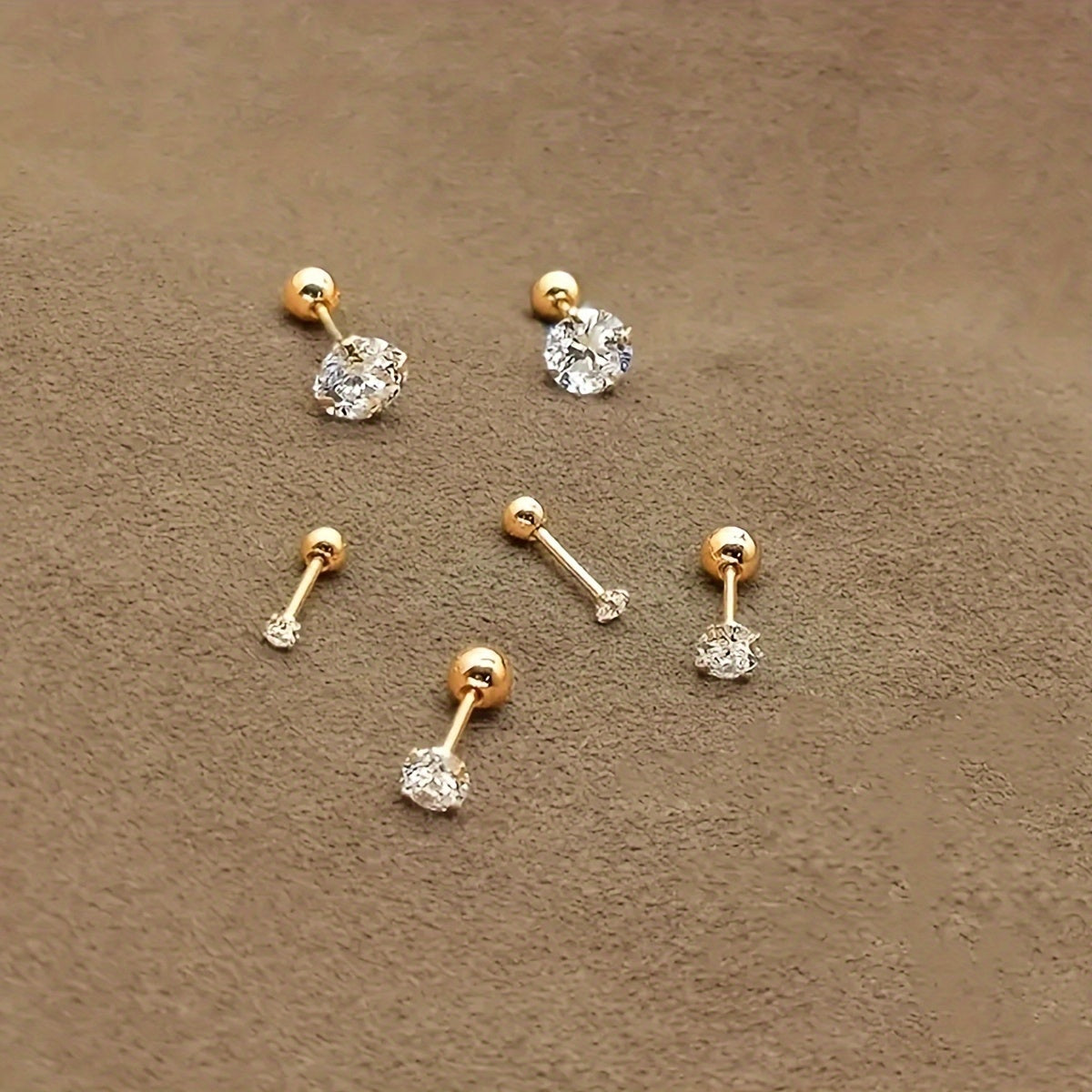 Lumen Sparkle - Zirconia Stud Earrings for Women