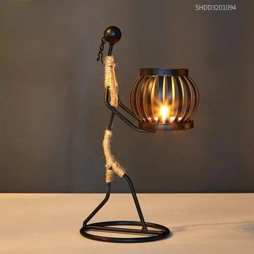VintageMan - Retro Elegant Candle Holder