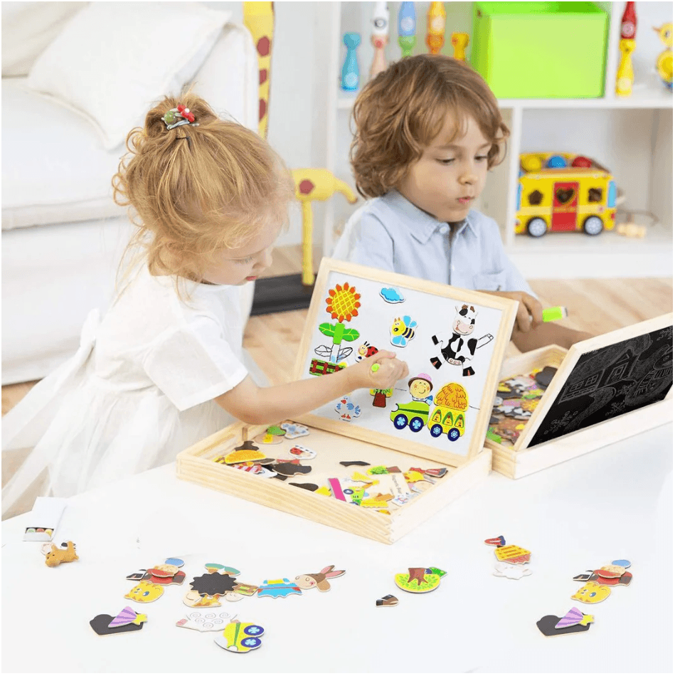 CreativeChalk Board – Magnetic Double-Sided Board