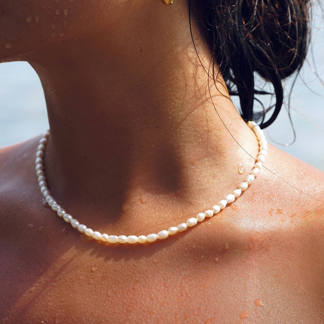 Amélie - Freshwater Pearl Choker for Women