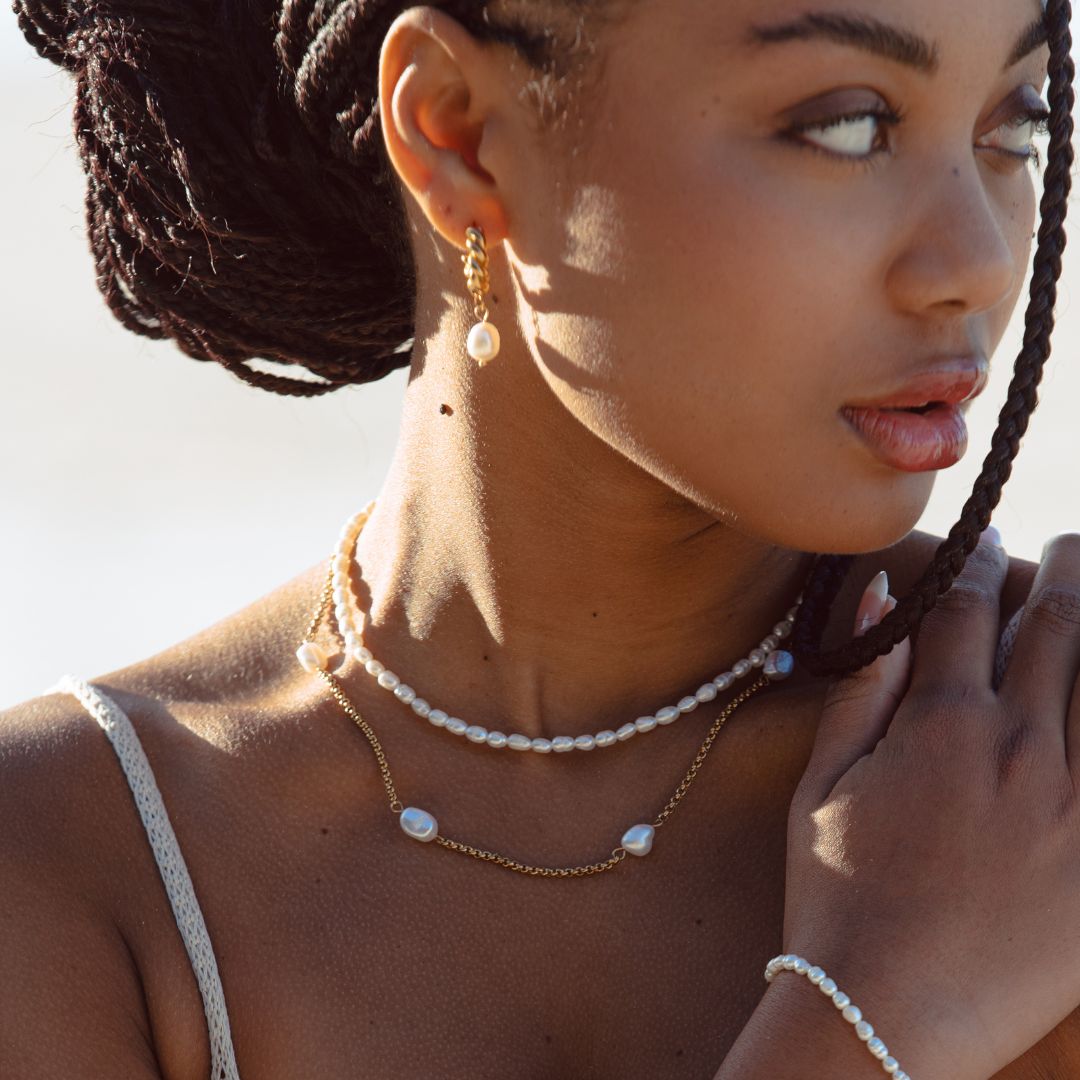 Amélie - Freshwater Pearl Choker for Women