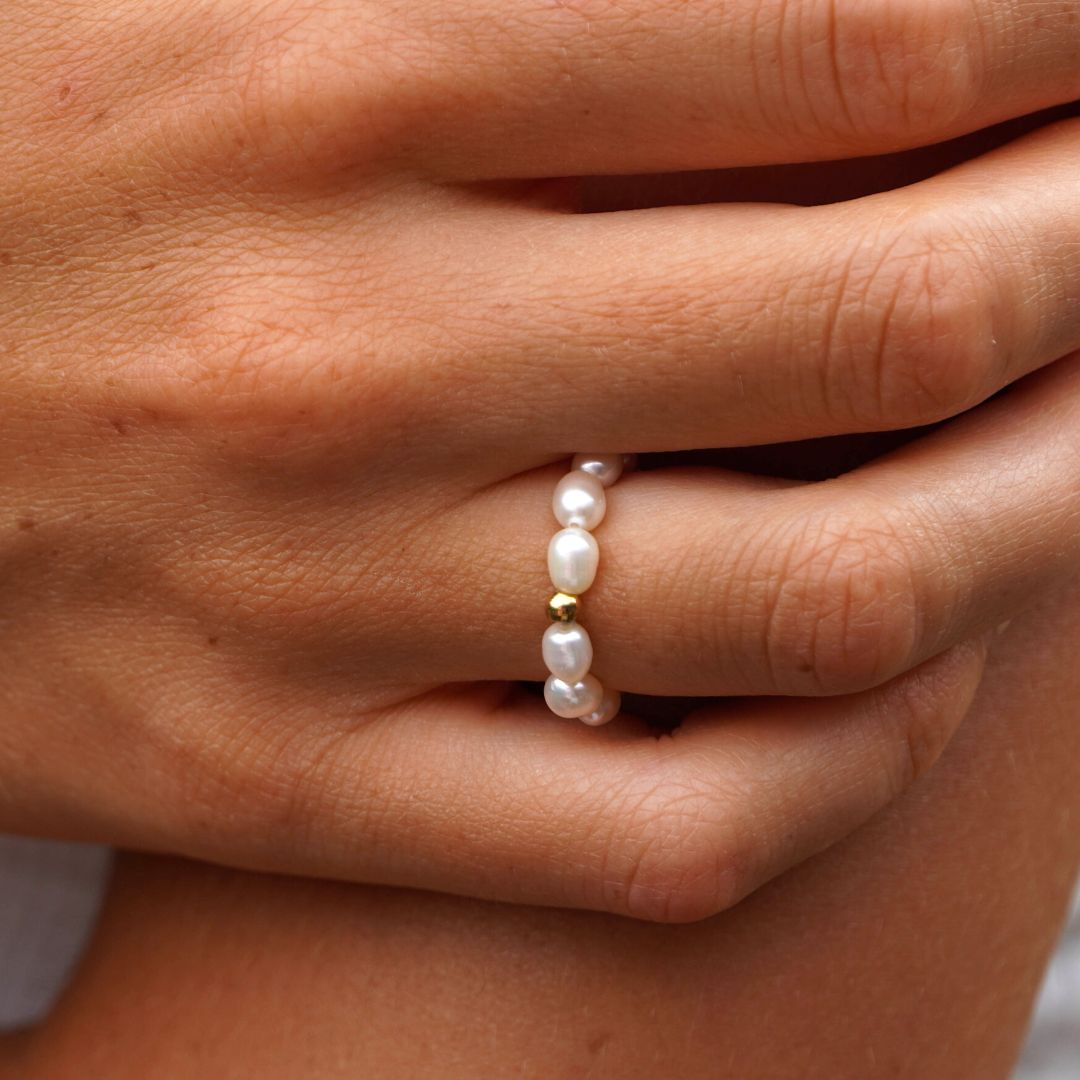 Selene - Ocean Pearl Ring for Women