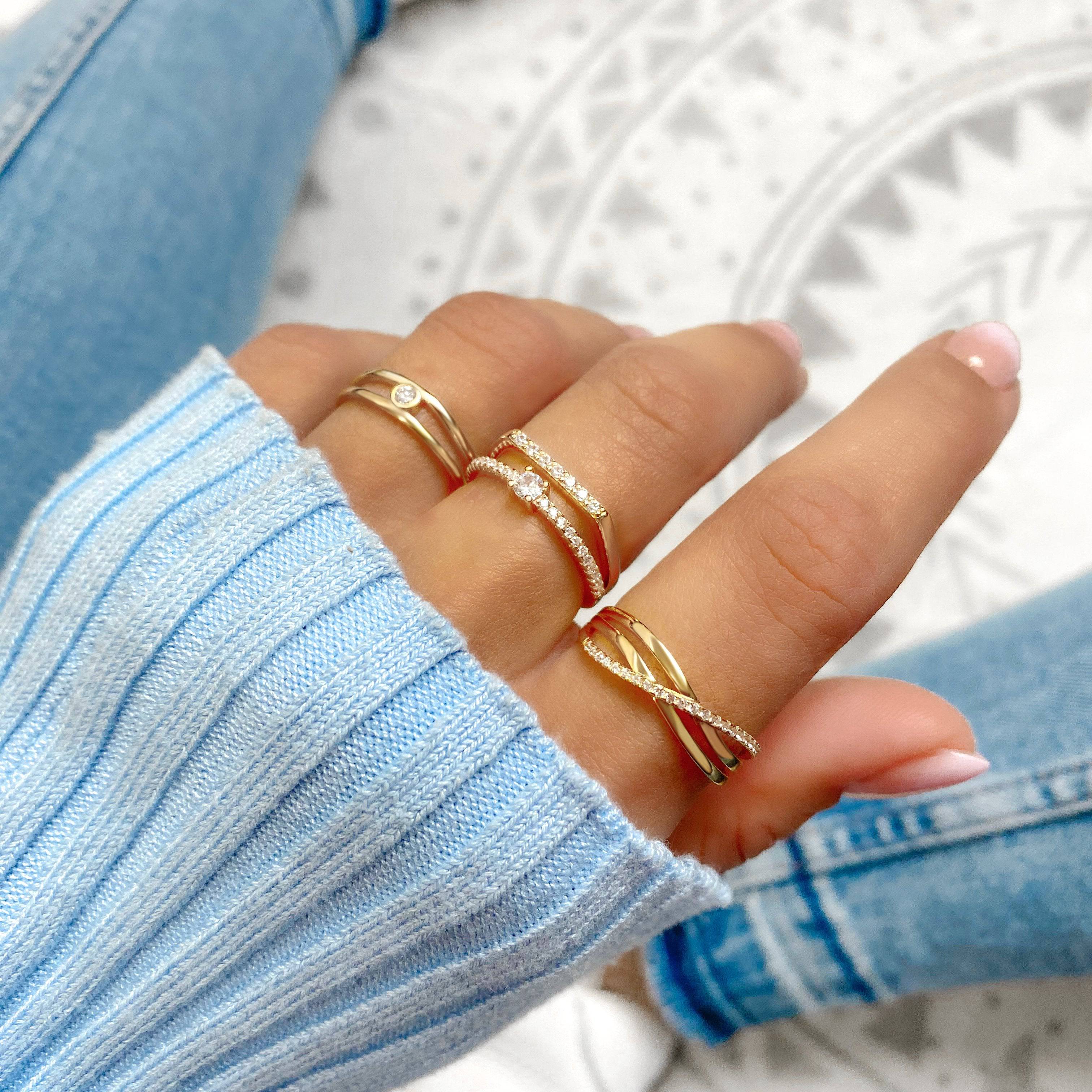 Sienna - Zirconia Statement Ring for Women