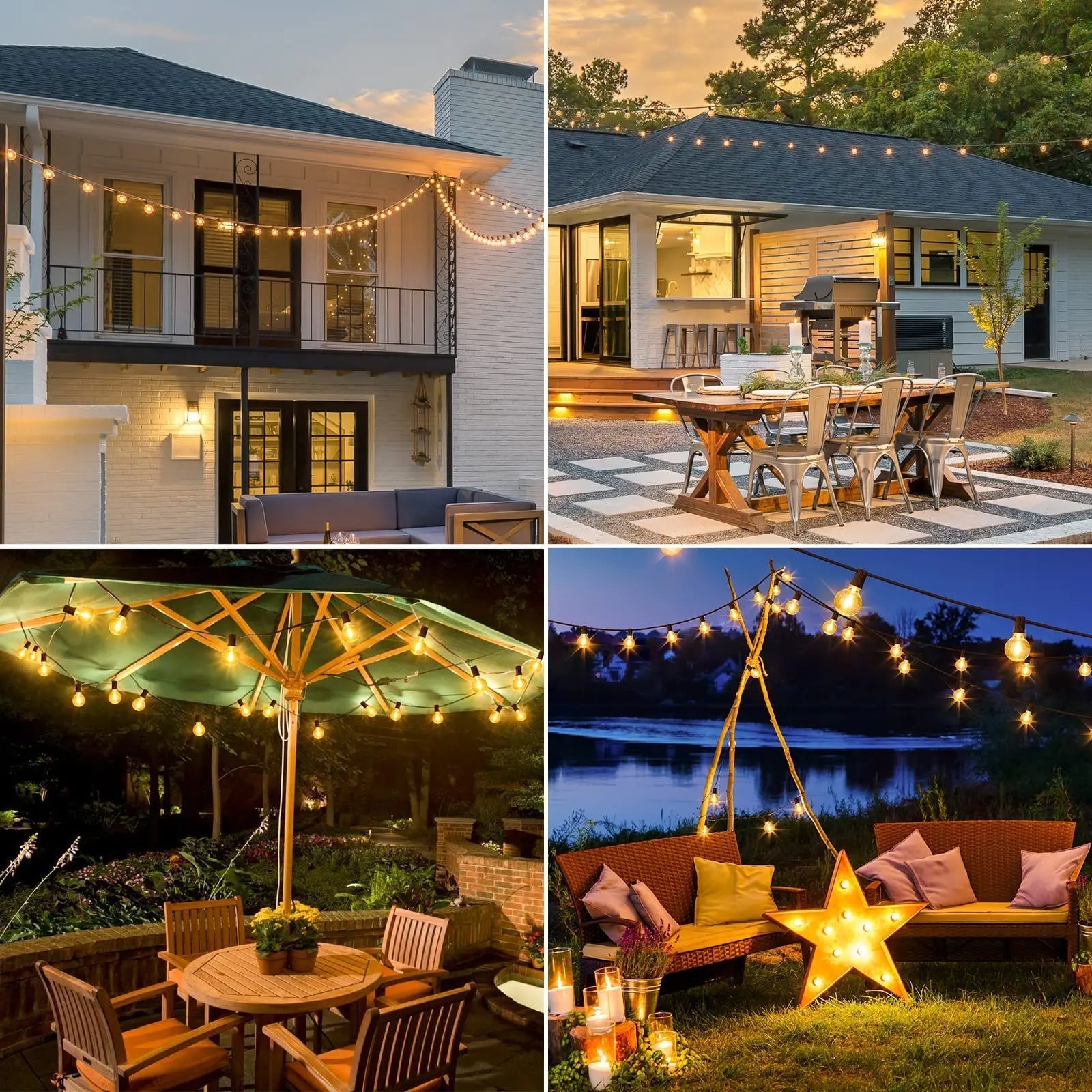 OutdoorGlow - LED Garden String Lights