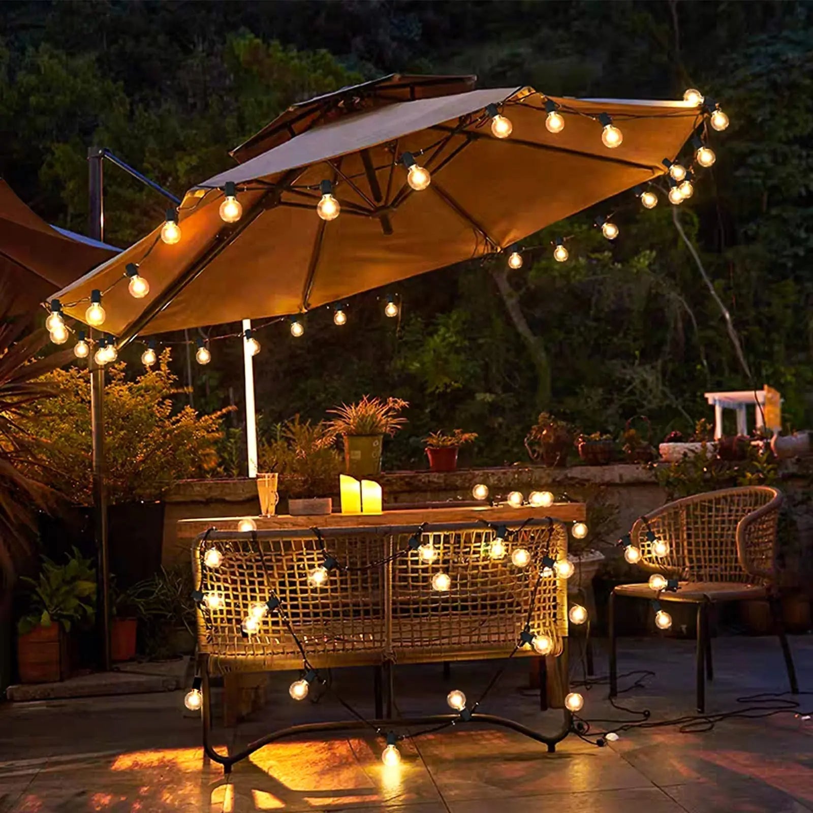 OutdoorGlow - LED Garden String Lights