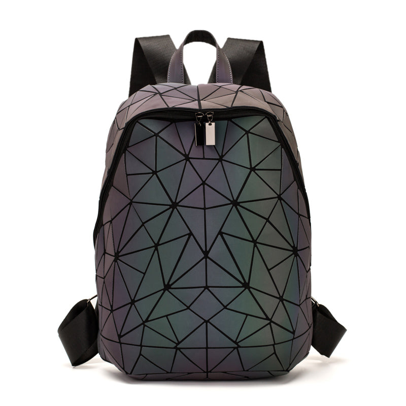 GinaGlow - Geometric Glowing Backpack