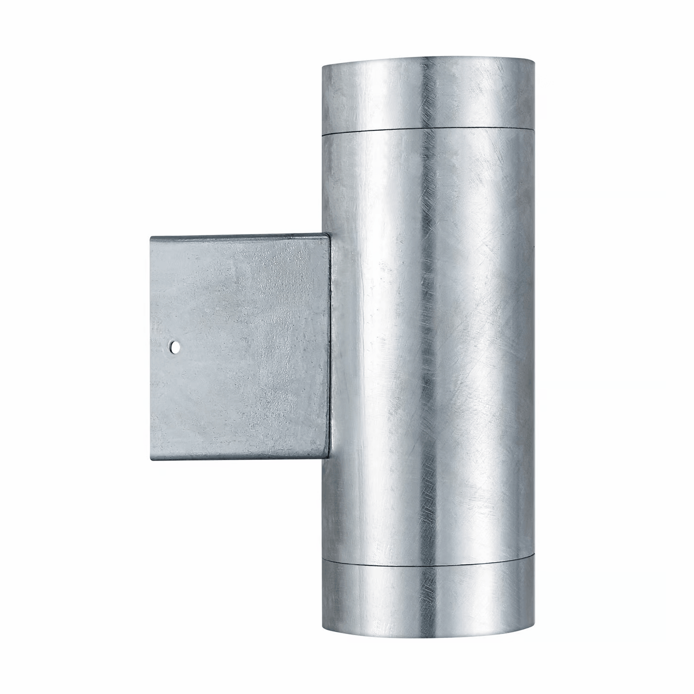 UrbanGlow Light - Sleek Silver Up-Down Outdoor Wall Lamp