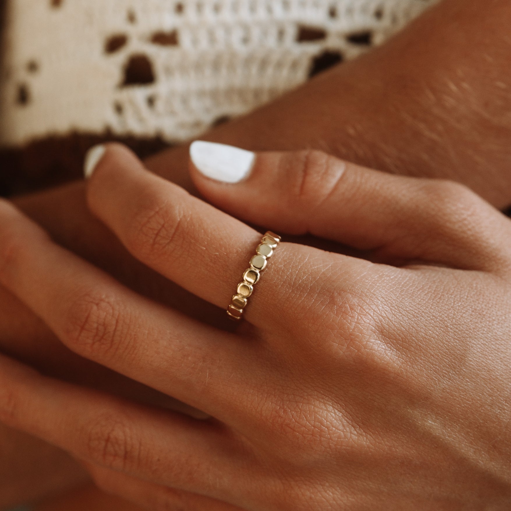 Elina - Beaded Ring for Women