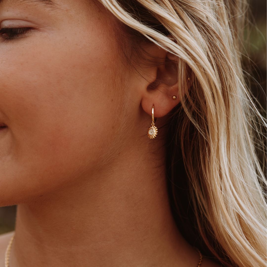 Elara - Elegant Sun Earrings for Women