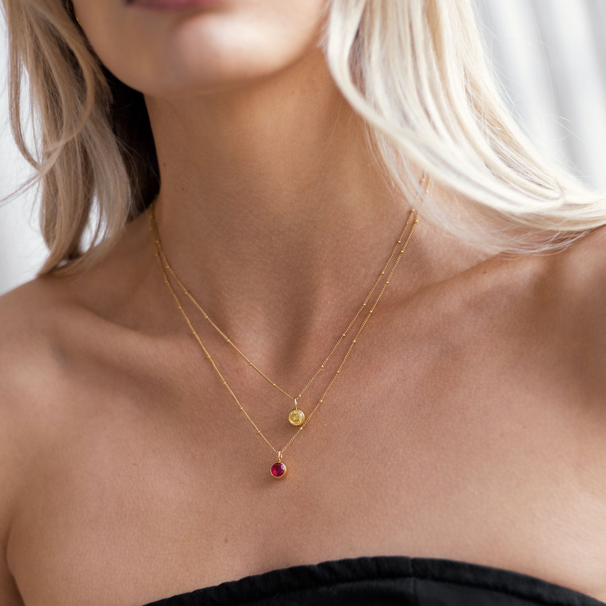 Aurora Birthstone Necklace - Personal & Meaningful