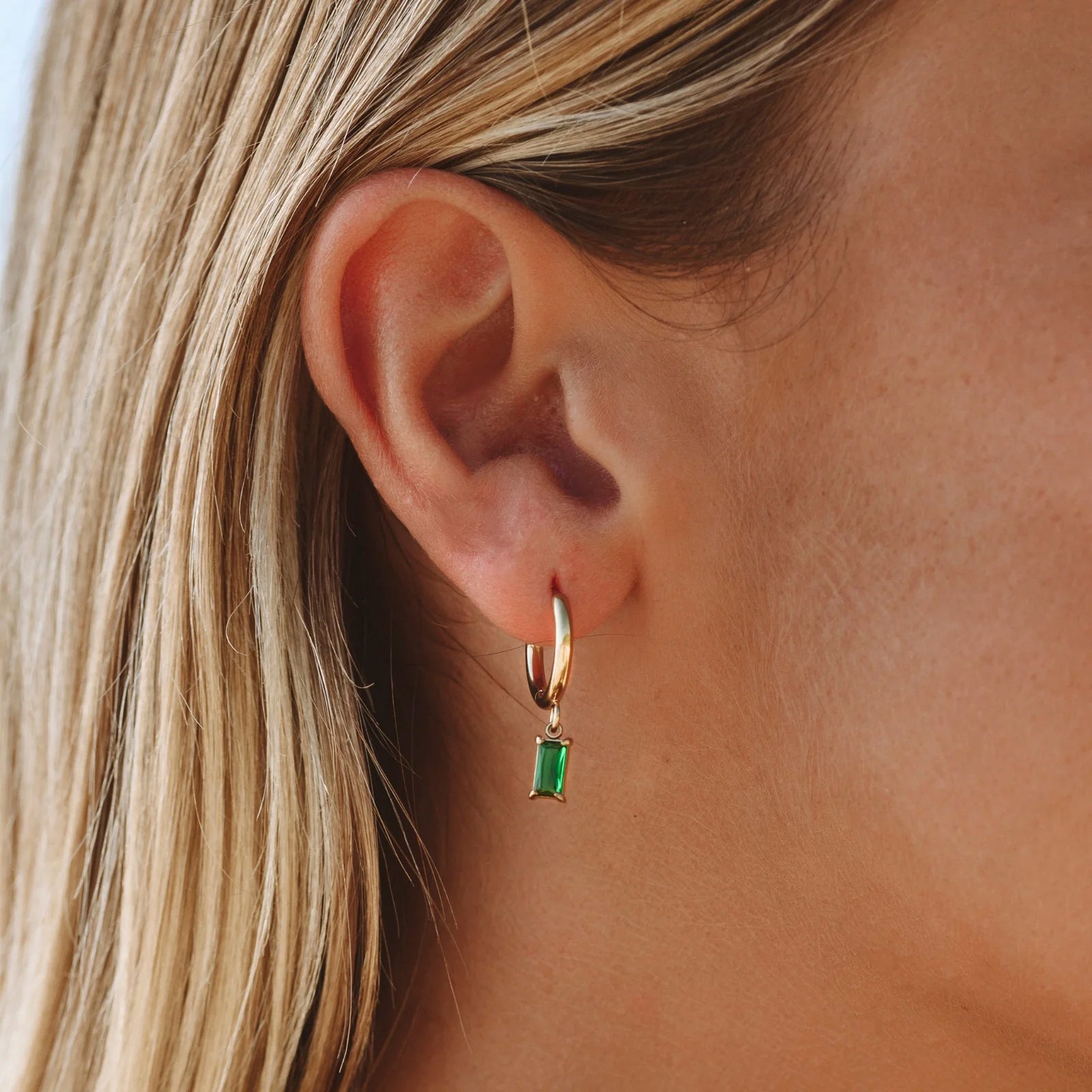 Liana - Sea Sparkle Earrings with Crystal Accents for Women