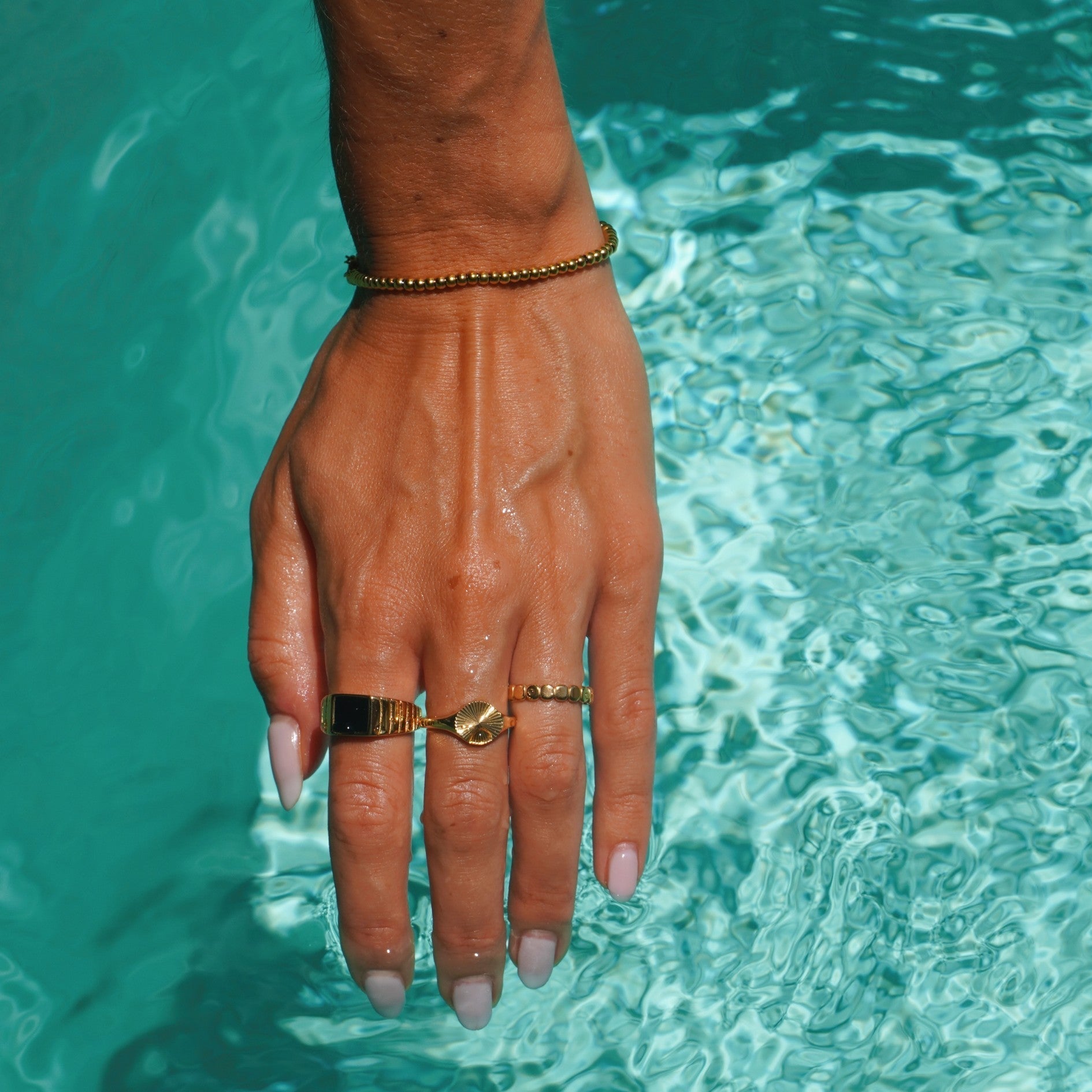 Solara - Sunlight Signet Ring for Women