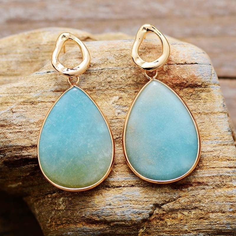 Amara - Amazonite Earrings for Women