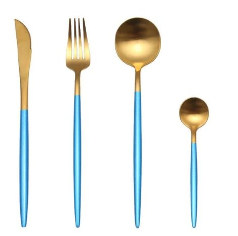 Gold & Silver 24-Piece Cutlery Set