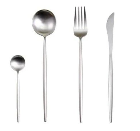 Gold & Silver 24-Piece Cutlery Set