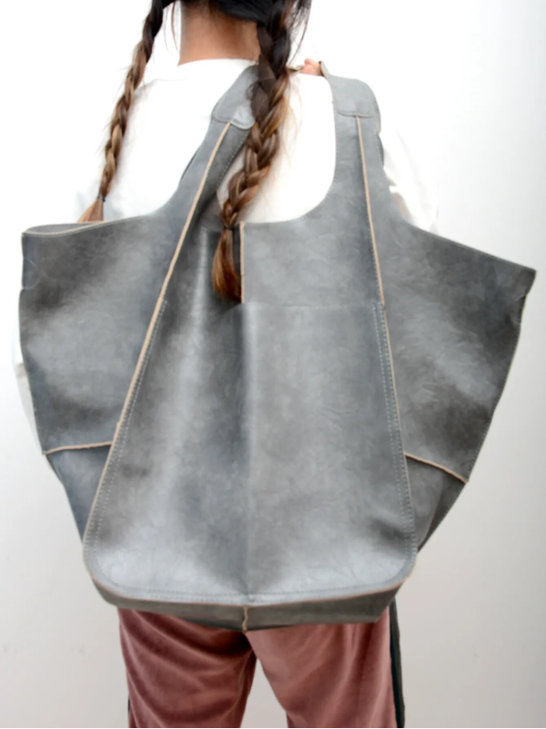 Maxine Tote - PU Leather Beach Bag