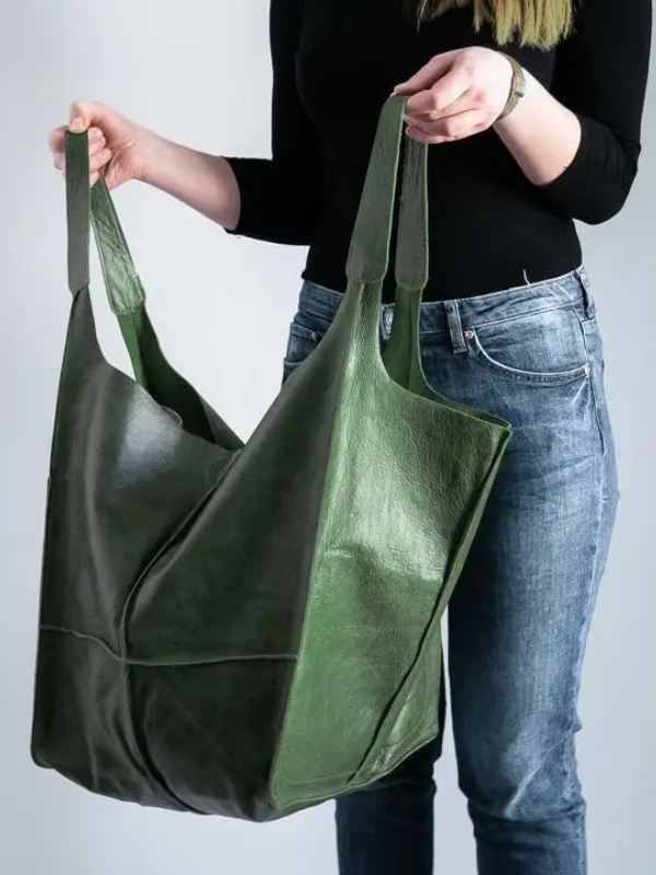 Maxine Tote - PU Leather Beach Bag