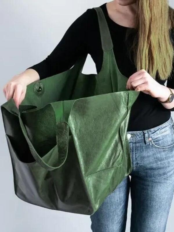 Maxine Tote - PU Leather Beach Bag