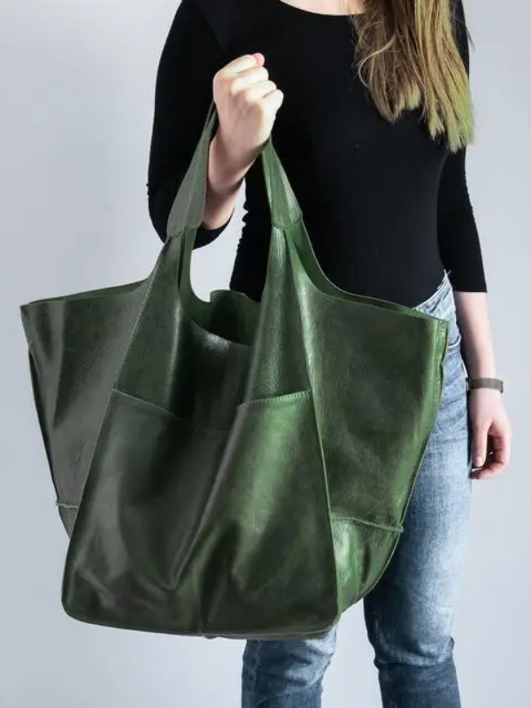 Maxine Tote - PU Leather Beach Bag