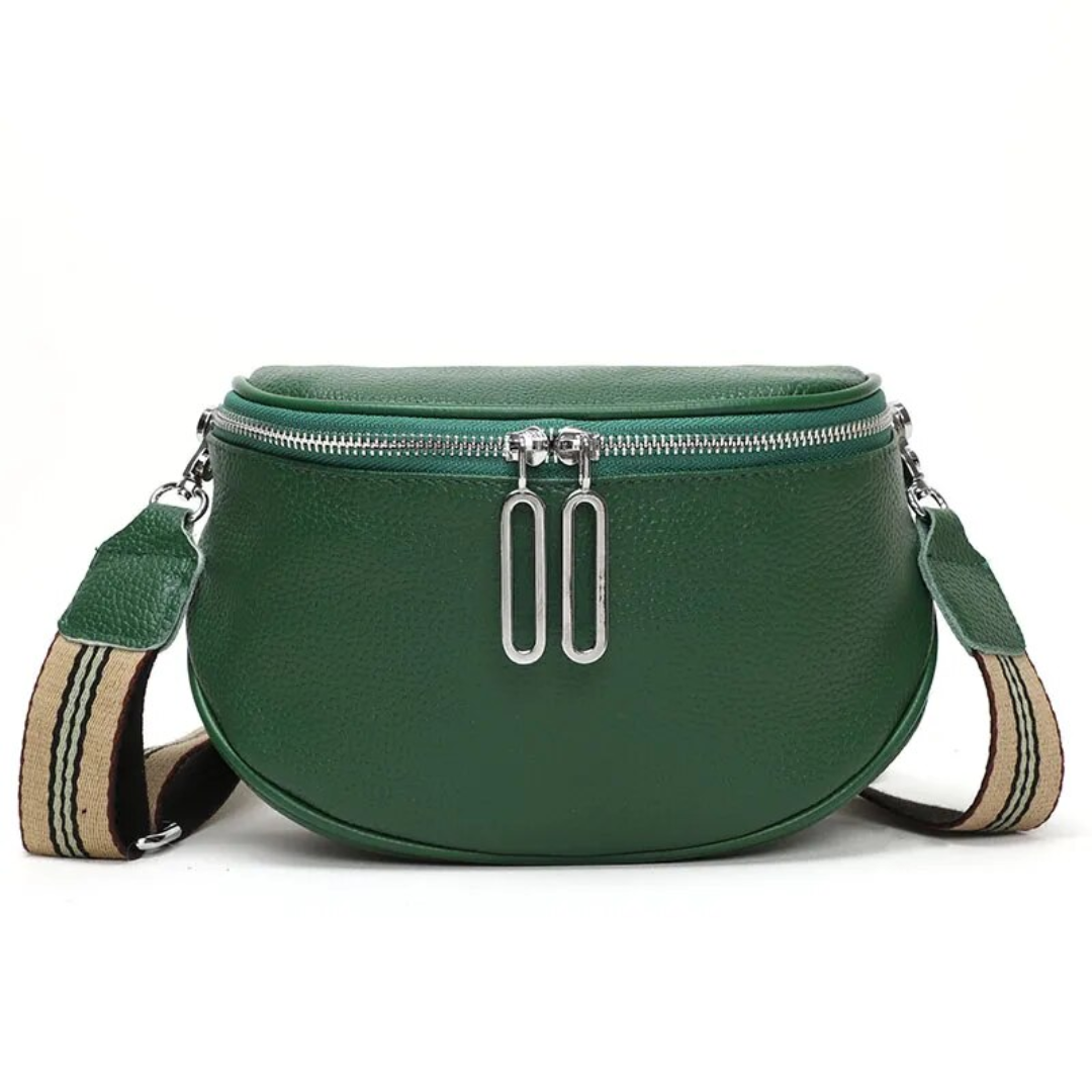 Lucy - Compact Leather Saddle Bag