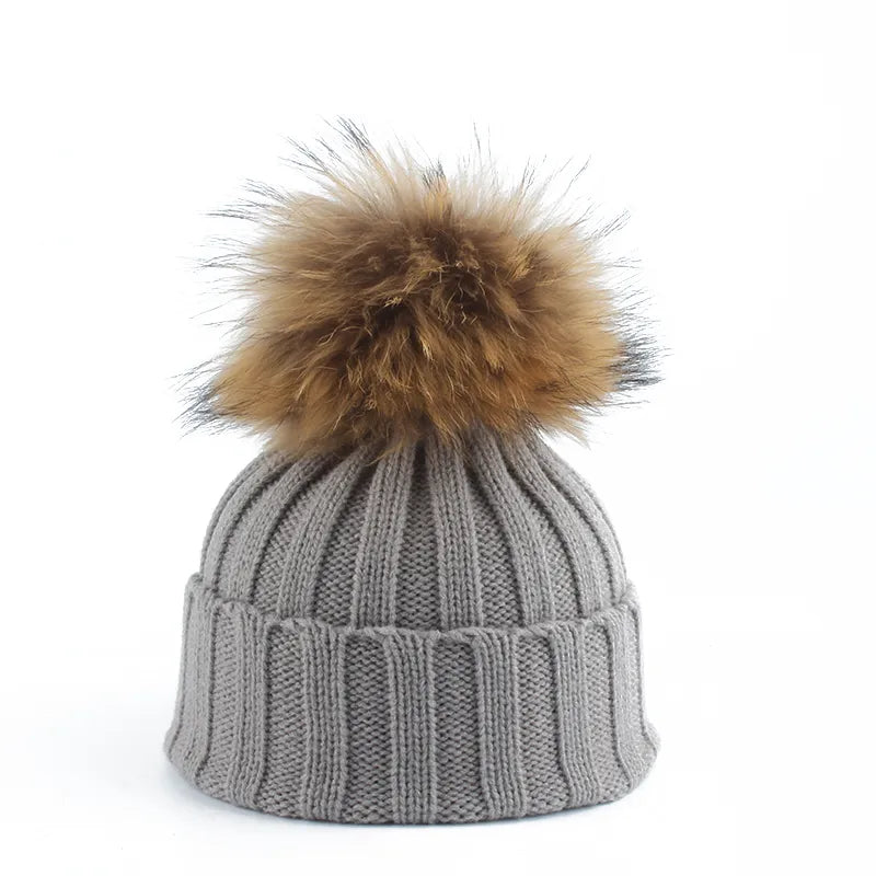 WinterKnit Beanie – Knit Bobble Winter Beanie
