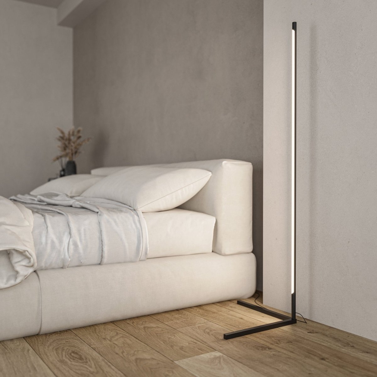 LumiCube – Modern LED Floor Lamp with Remote Control | Ambient Lighting