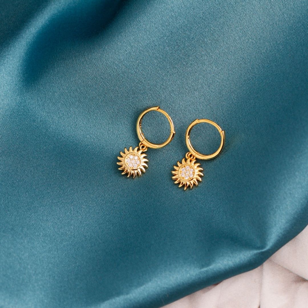 Elara - Elegant Sun Earrings for Women