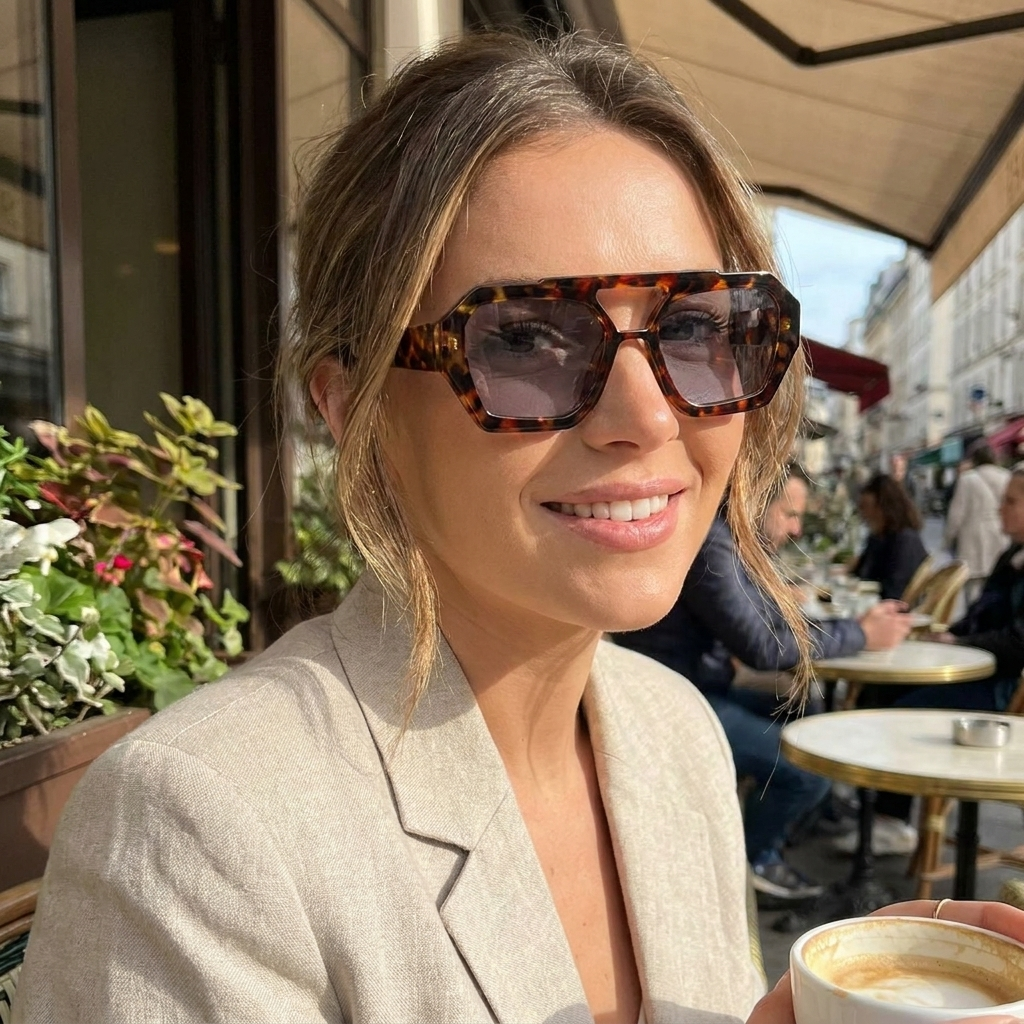 Chelsea Octagon Sunglasses lifestyle