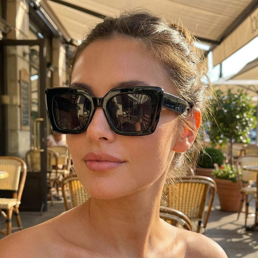 Valencia Geometric Sunglasses