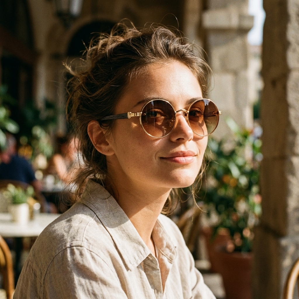 Retro Circular Sunglasses