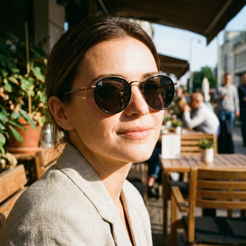 Stylish Lightweight Metal Sunglasses