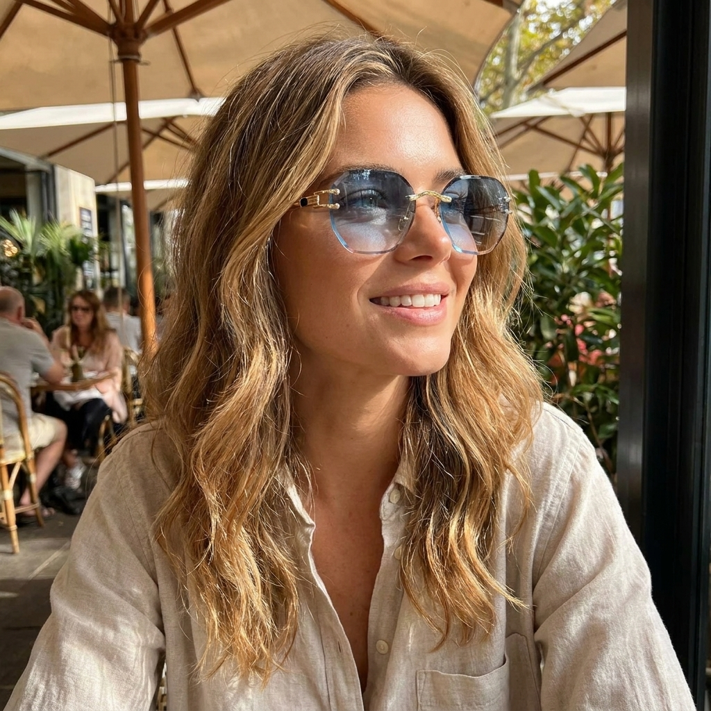 Rimless Sunglasses